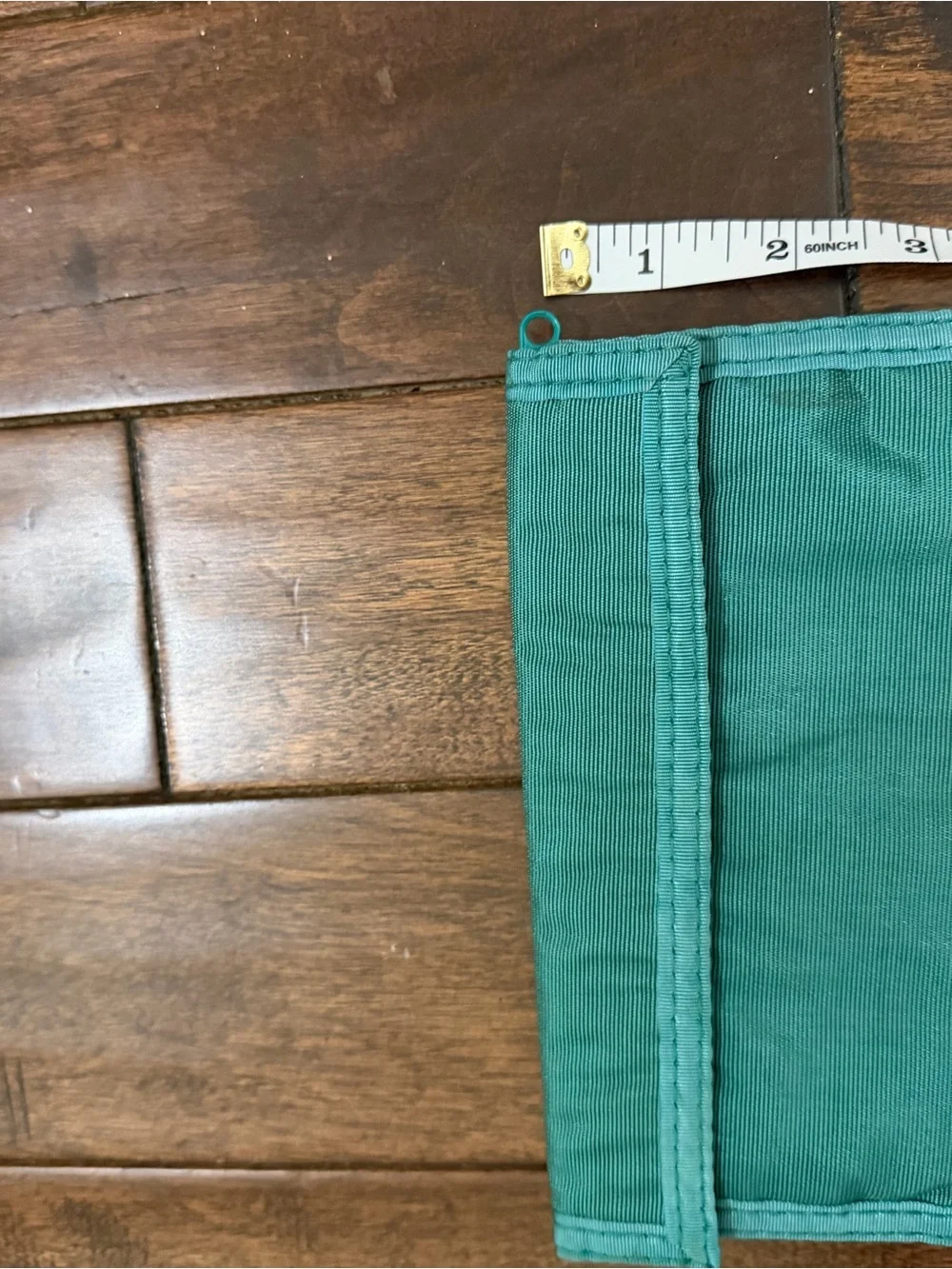 Vintage Compact Teal Foldover Wallet - Women Bags Wallets